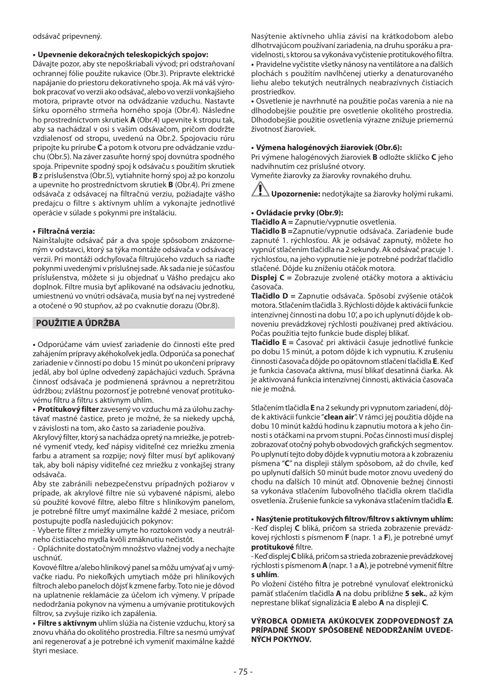 Samsung HDC6D90TG User Manual | Page 75 / 84
