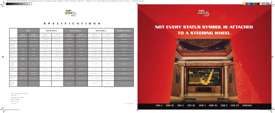 Sunfire CRS-3C User Manual | 16 pages
