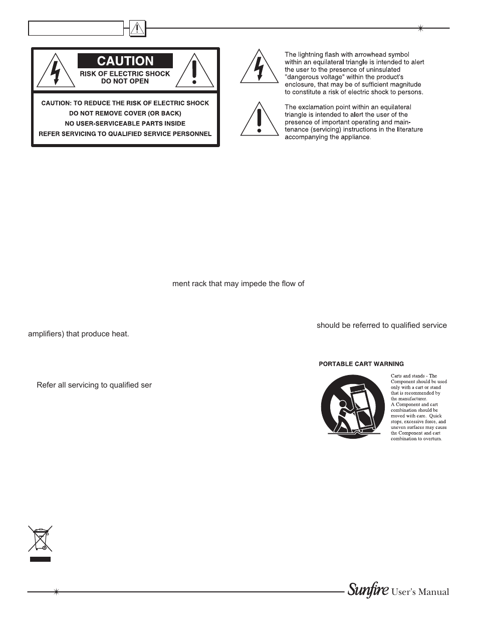 Important safety instructions, Safety | Sunfire TGA7401 User Manual | Page 2 / 20