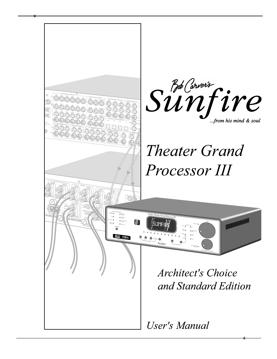 Sunfire III User Manual | 60 pages