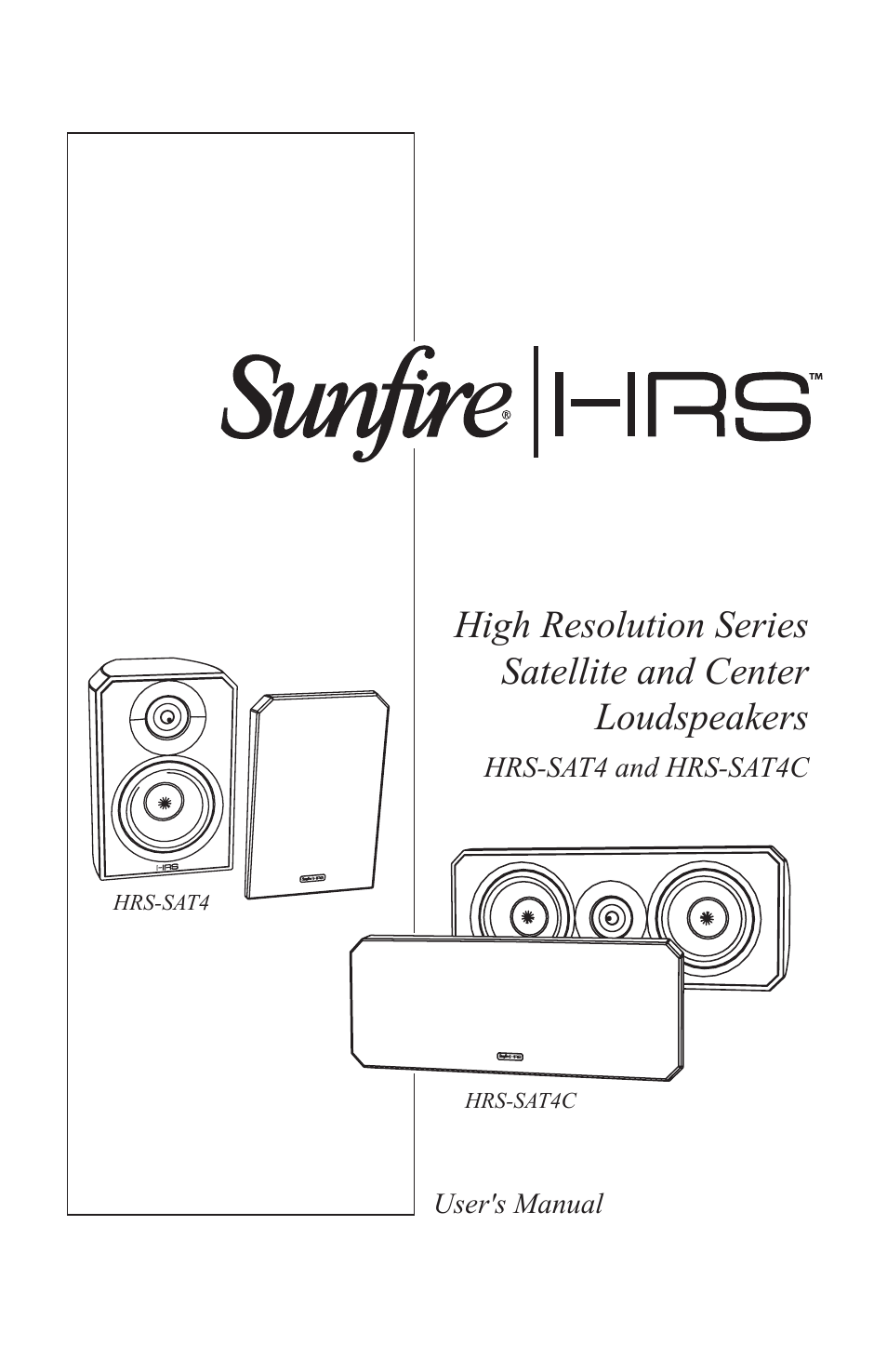 Sunfire HRS-SAT4 User Manual | 16 pages