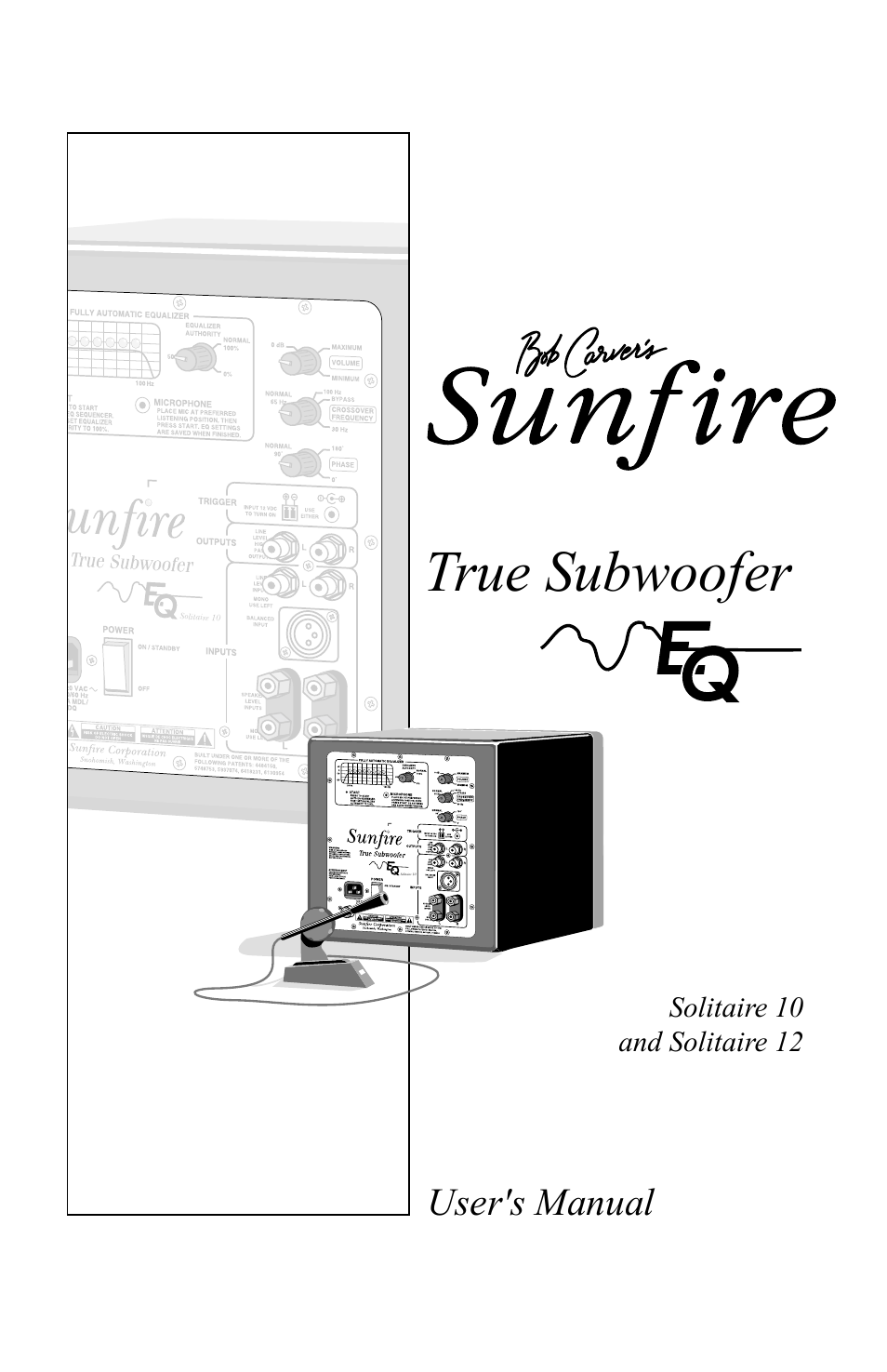 Sunfire Solitaire 12 User Manual | 24 pages
