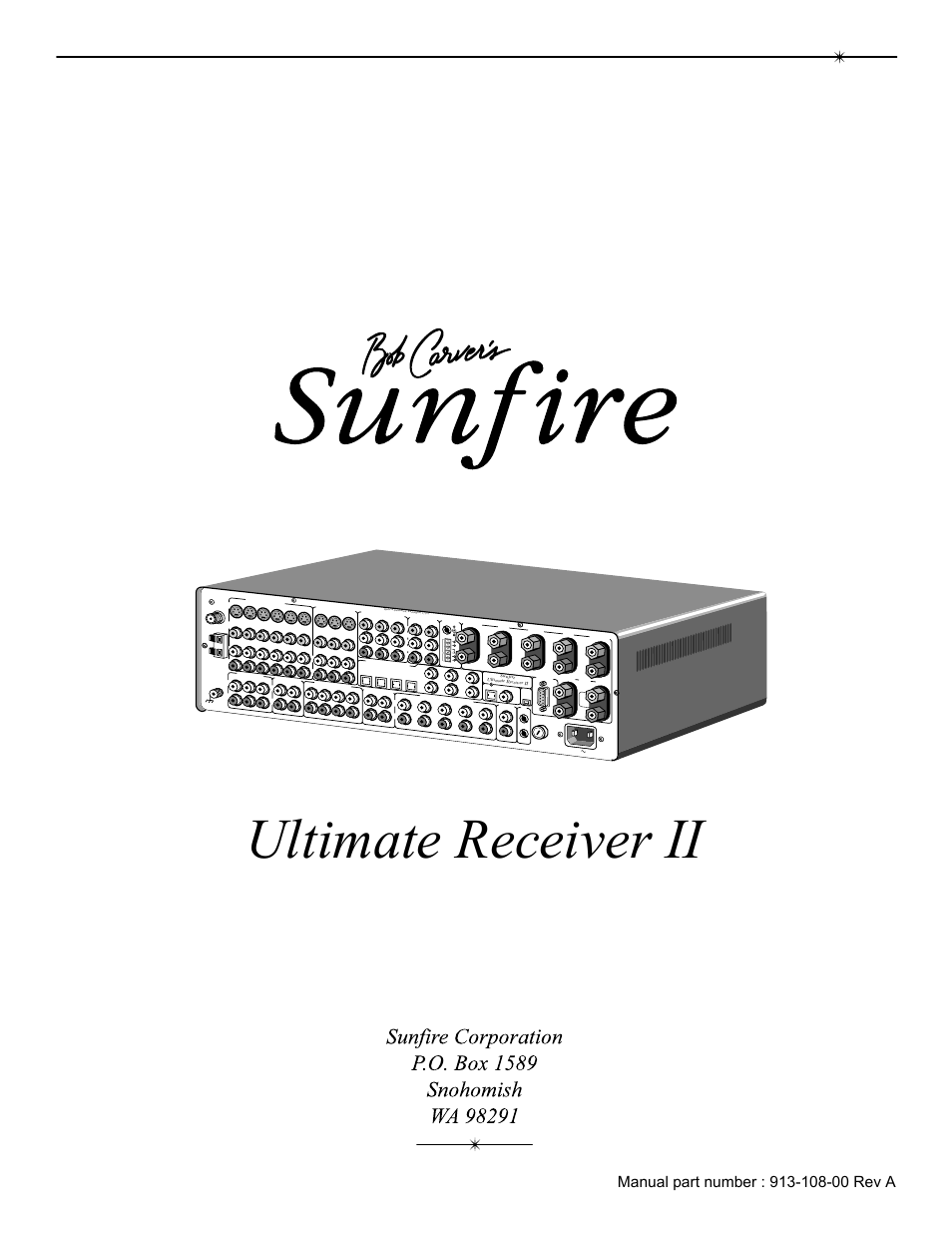 Ultimate receiver ii | Sunfire Radio User Manual | Page 60 / 60