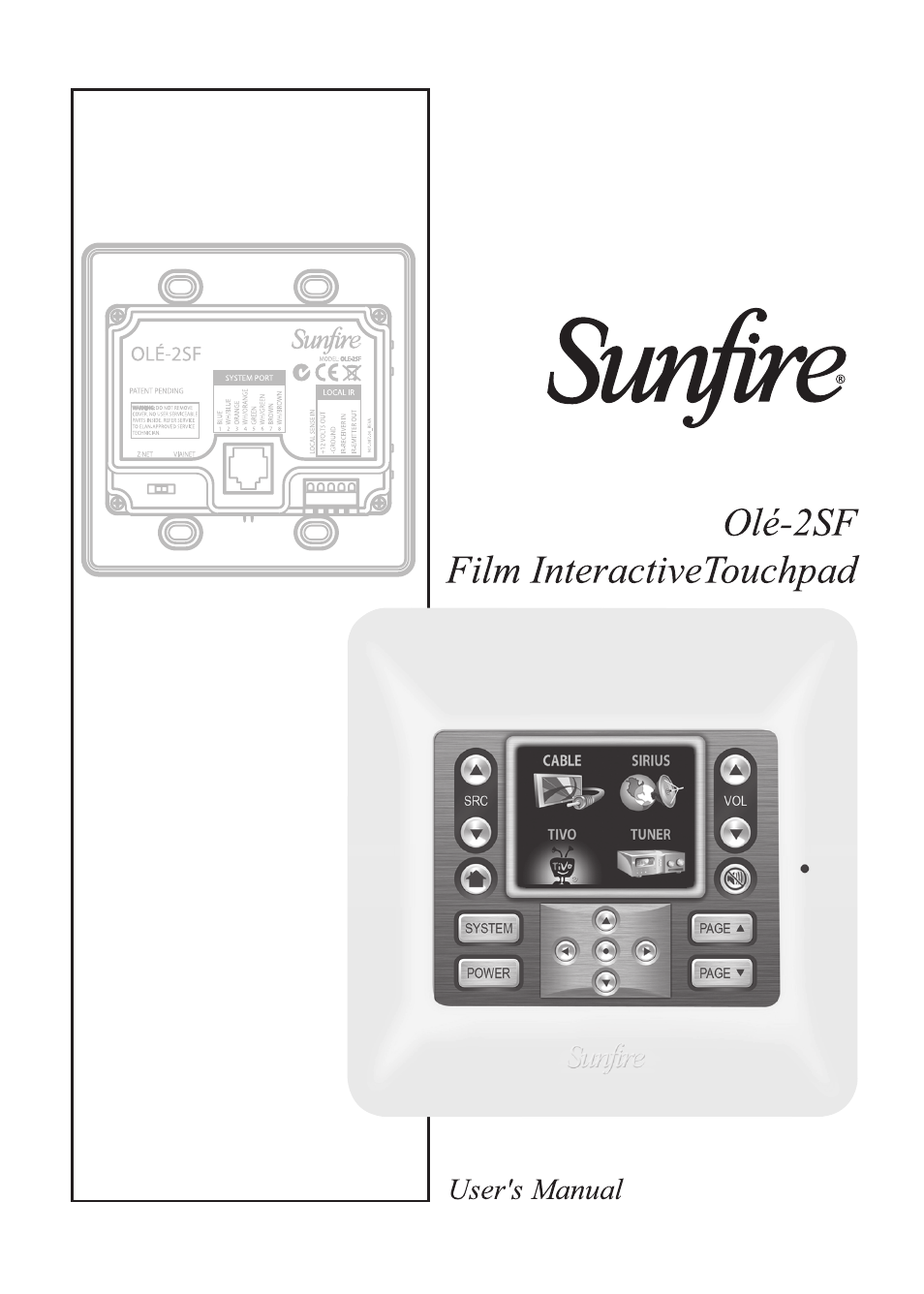Sunfire OLE-2SF User Manual | 24 pages