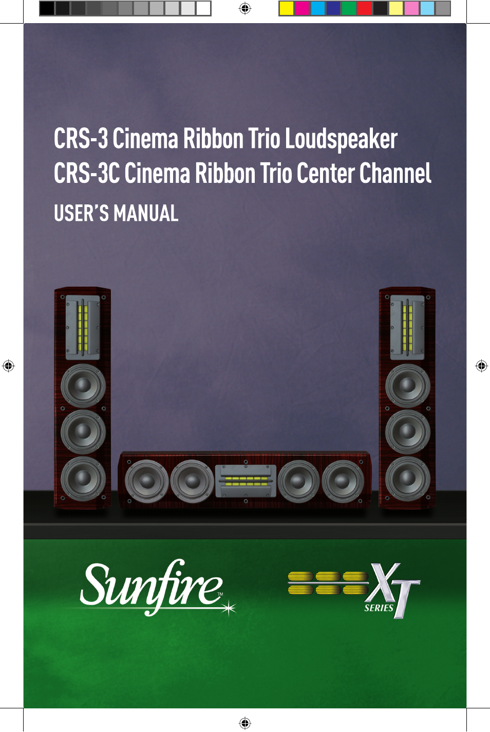 Sunfire CRS-3 User Manual | 16 pages