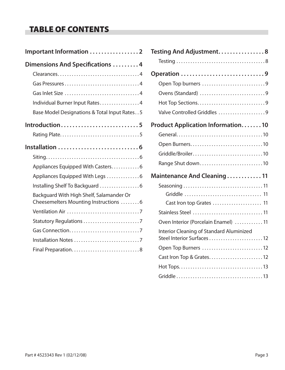 Sunfire X Series User Manual | Page 3 / 44