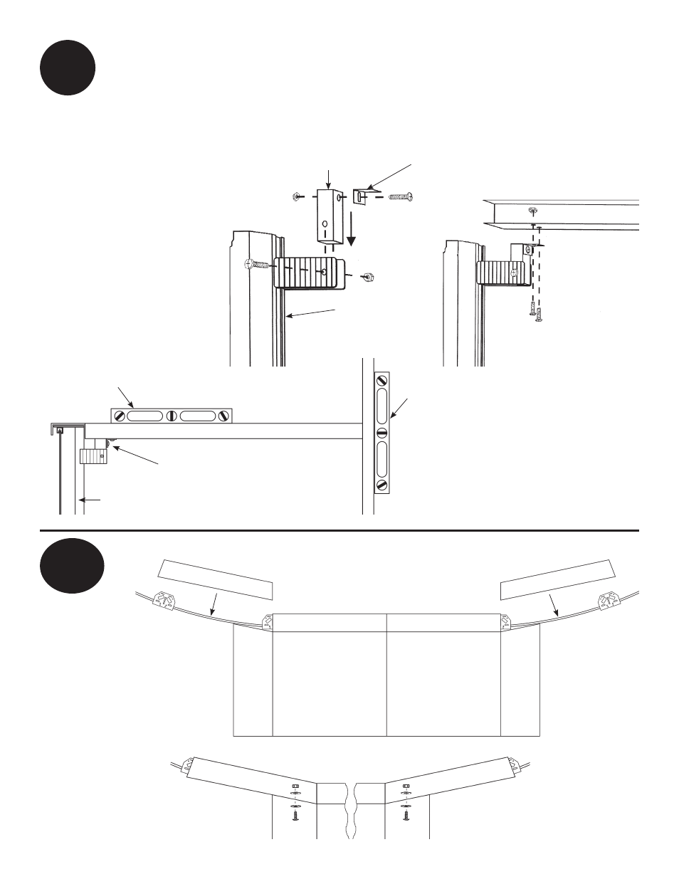 Deck ledges, 3” special posts / check your work and tighten | Swim'n Play side deck User Manual | Page 11 / 16