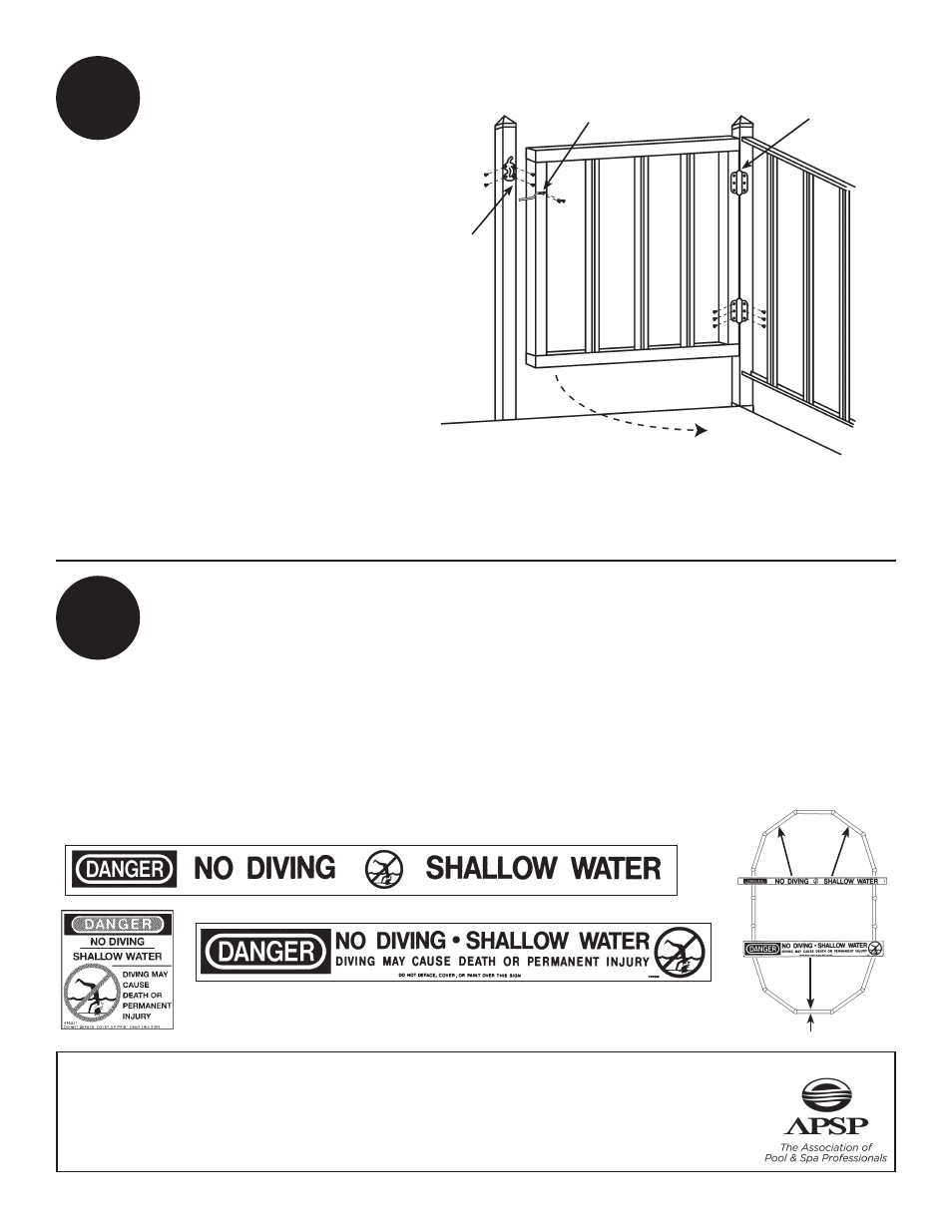 Warning labels | Swim'n Play side deck User Manual | Page 16 / 16