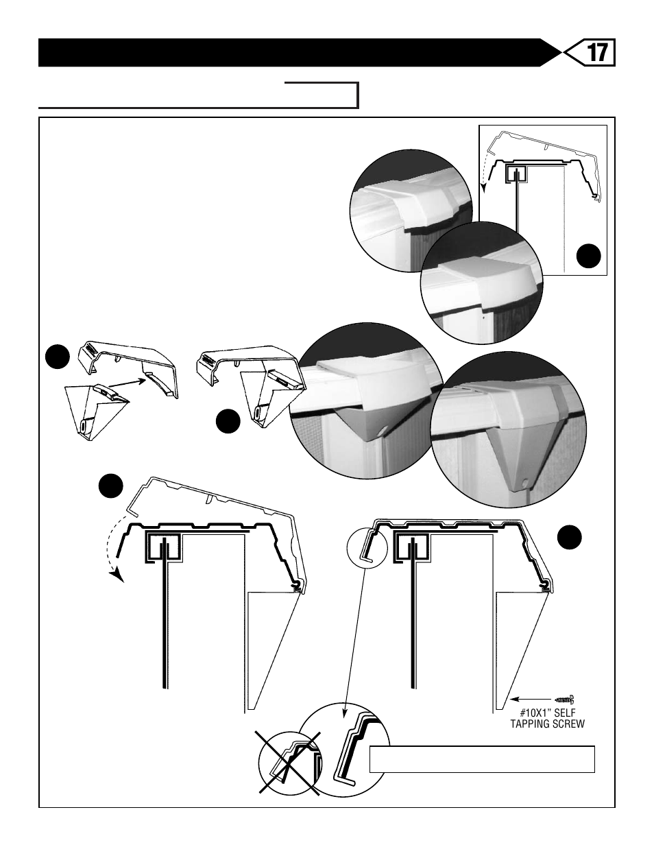 Installing top covers, 4