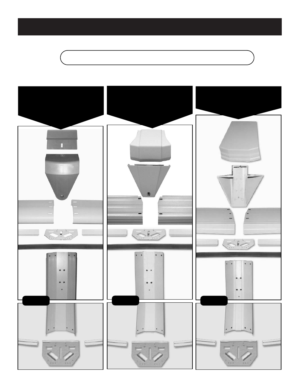 Installation • assembly steps, Construction close-ups, 9” pools | 7” xl pools | Swim'n Play oval 4ft pool User Manual | Page 5 / 28