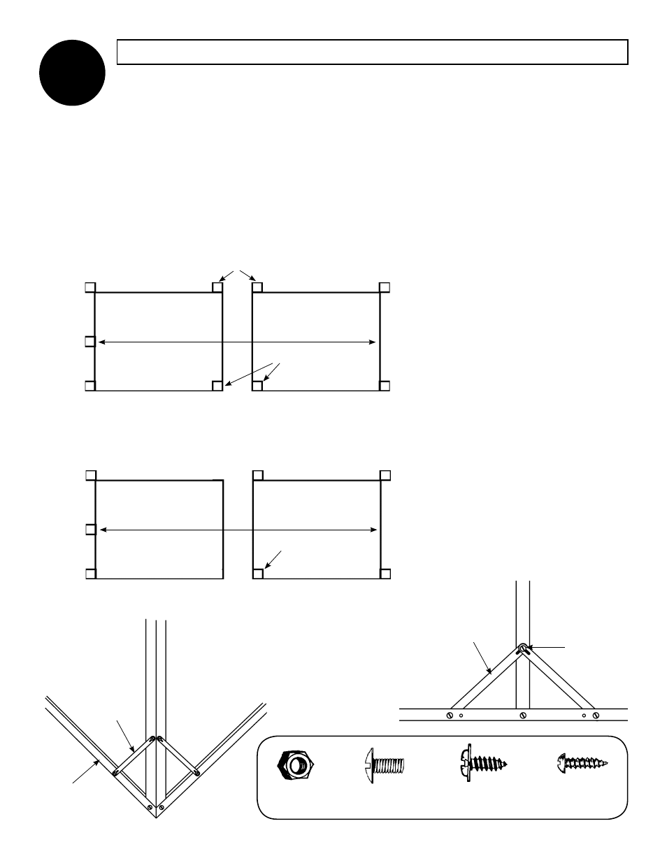 Important: only hand tighten screws at this time | Swim'n Play end deck User Manual | Page 7 / 18
