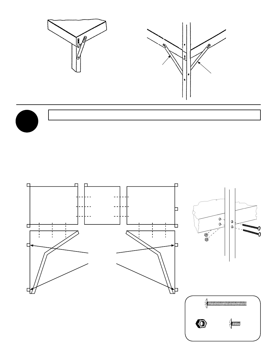 Important: only hand tighten screws at this time | Swim'n Play end deck User Manual | Page 9 / 18