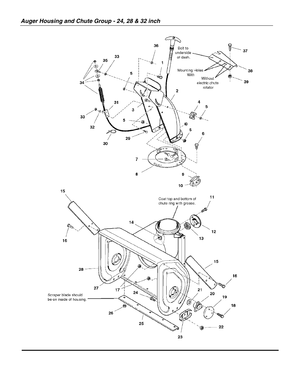 Snapper TWO STAGE LARGE FRAME (2006) SERIES 7 95247E (1694853) User Manual | Page 10 / 36