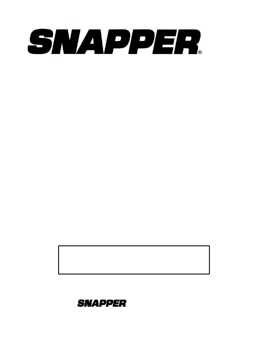 Snow thrower, Parts manual for | Snapper 11327E User Manual | Page 36 / 36