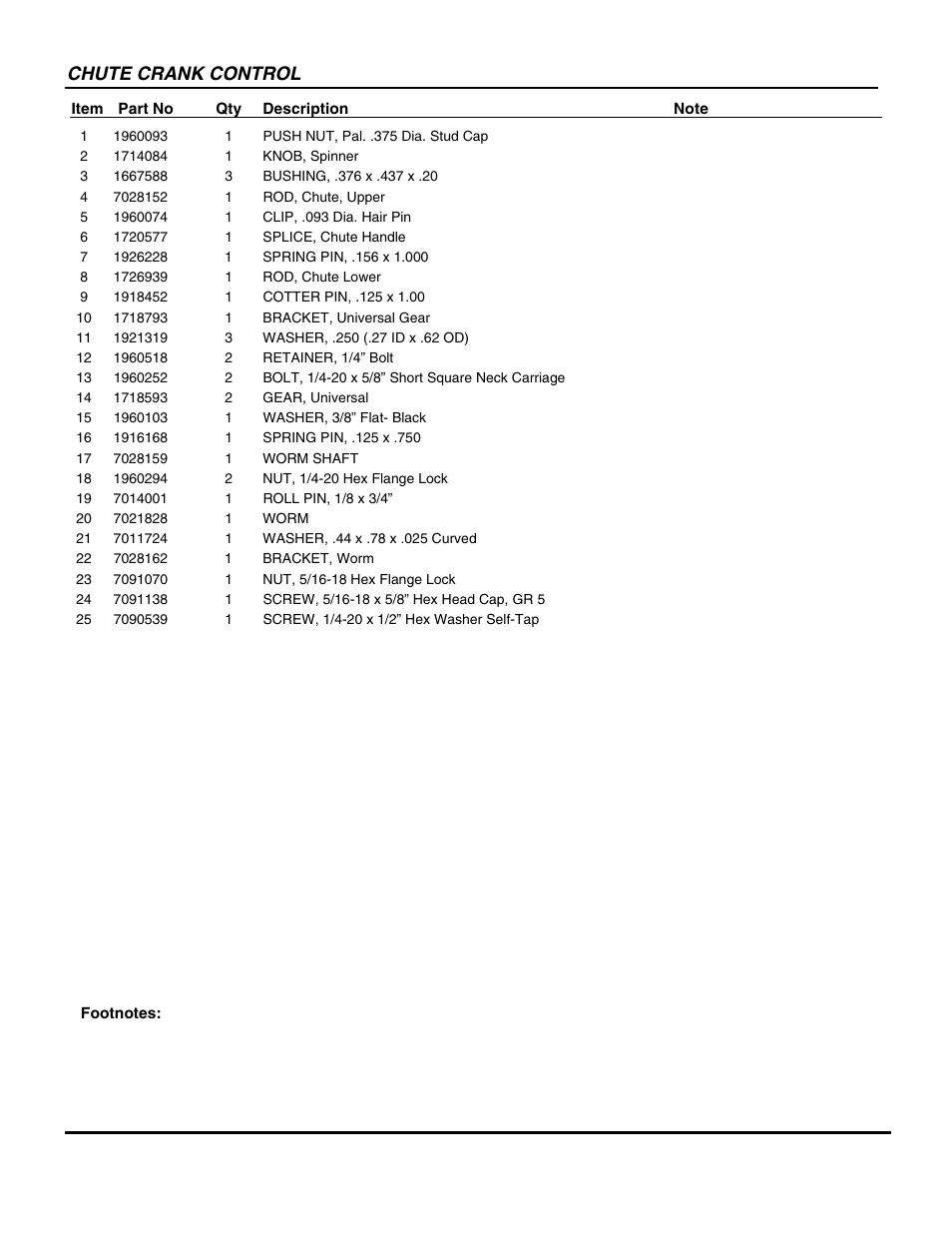 Chute crank control | Snapper EI75246E User Manual | Page 9 / 38