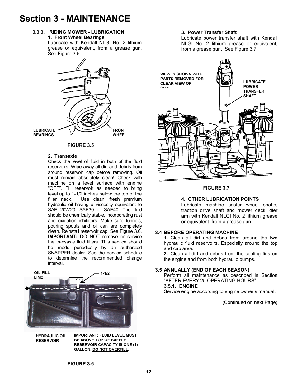 Snapper ZM5200M  EN User Manual | Page 12 / 32