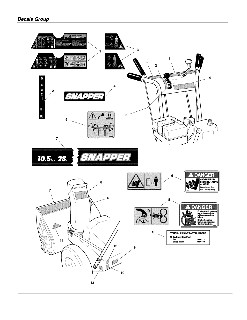 Snapper E105287 User Manual | Page 30 / 36