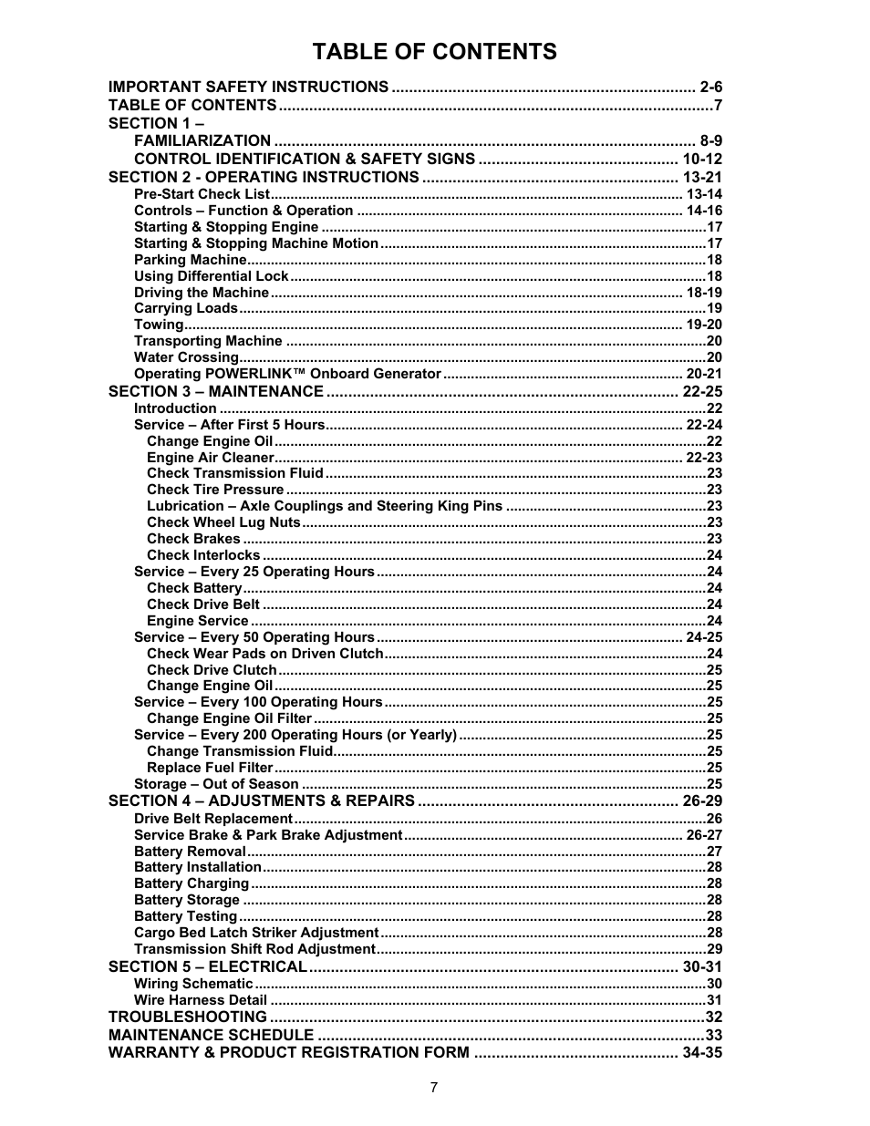 Snapper 7085632 User Manual | Page 7 / 36