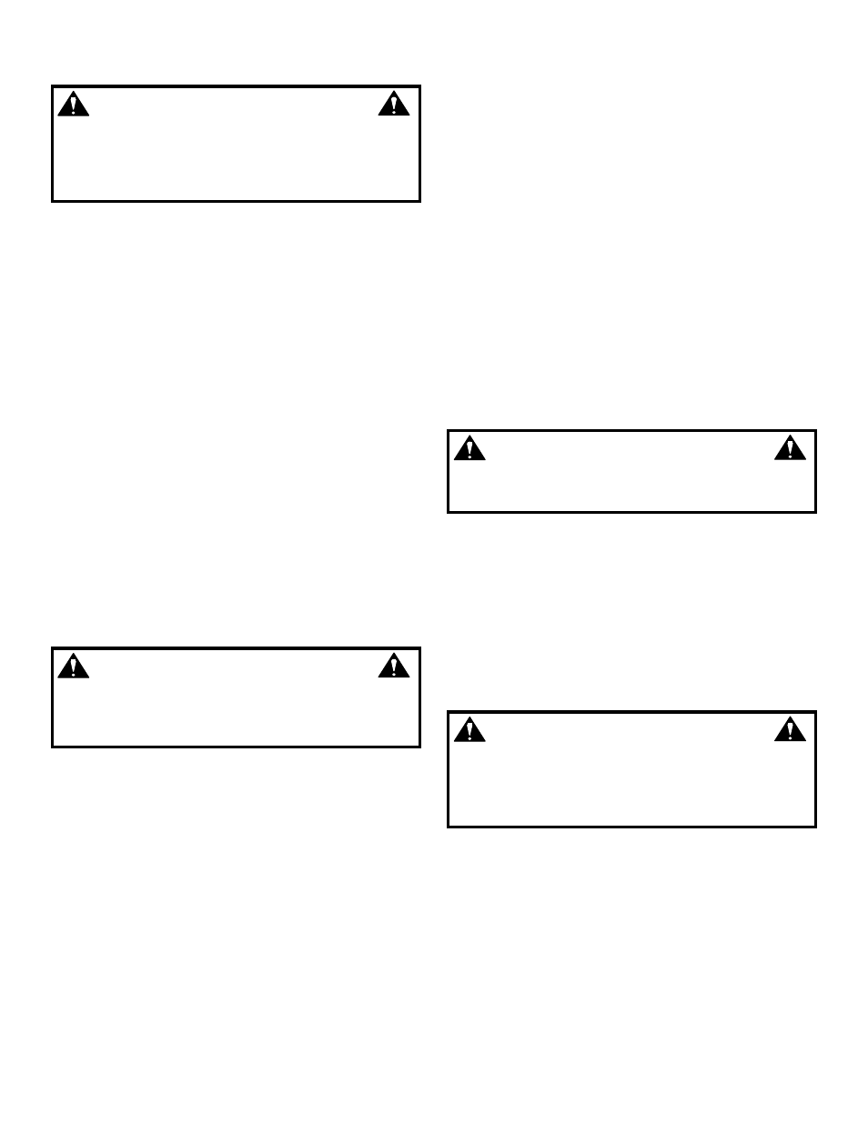 Warning | Snapper SV25650B  EN User Manual | Page 9 / 16