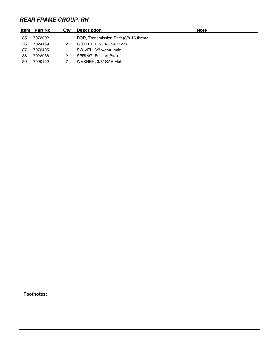 Rear frame group, rh | Snapper UVG1621BV User Manual | Page 39 / 82