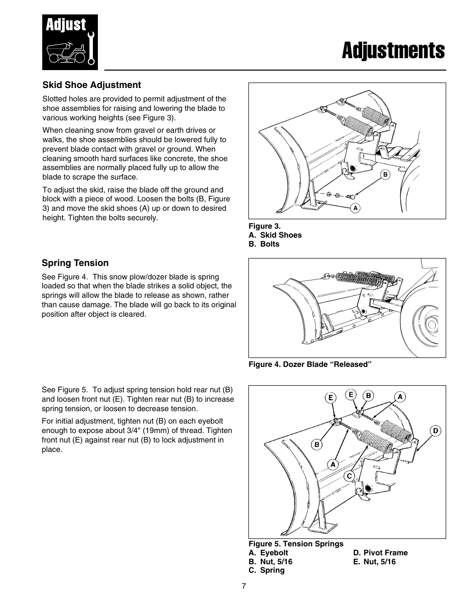 Adjustments | Snapper 1693755 User Manual | Page 8 / 20