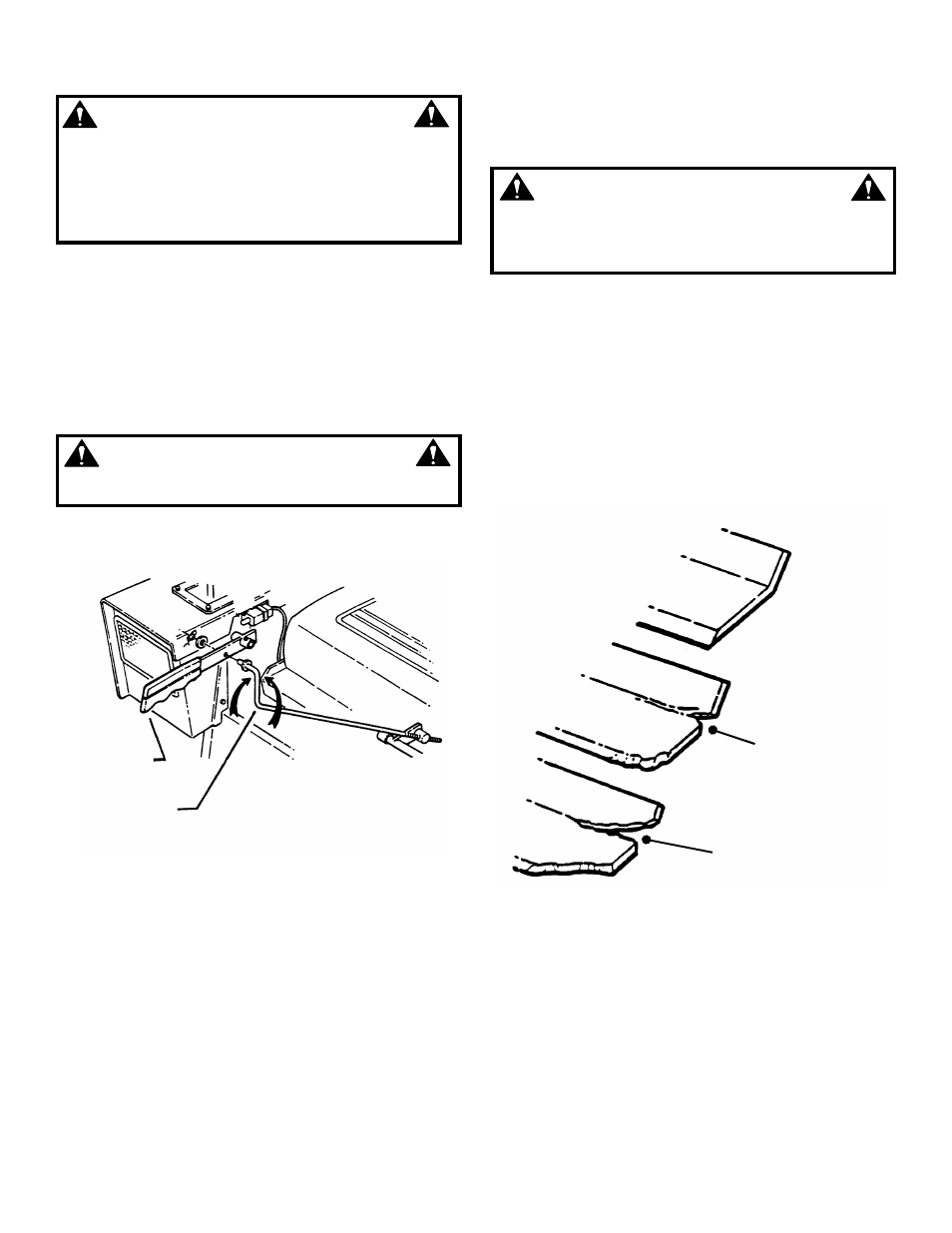Warning | Snapper ZM5202M User Manual | Page 20 / 36