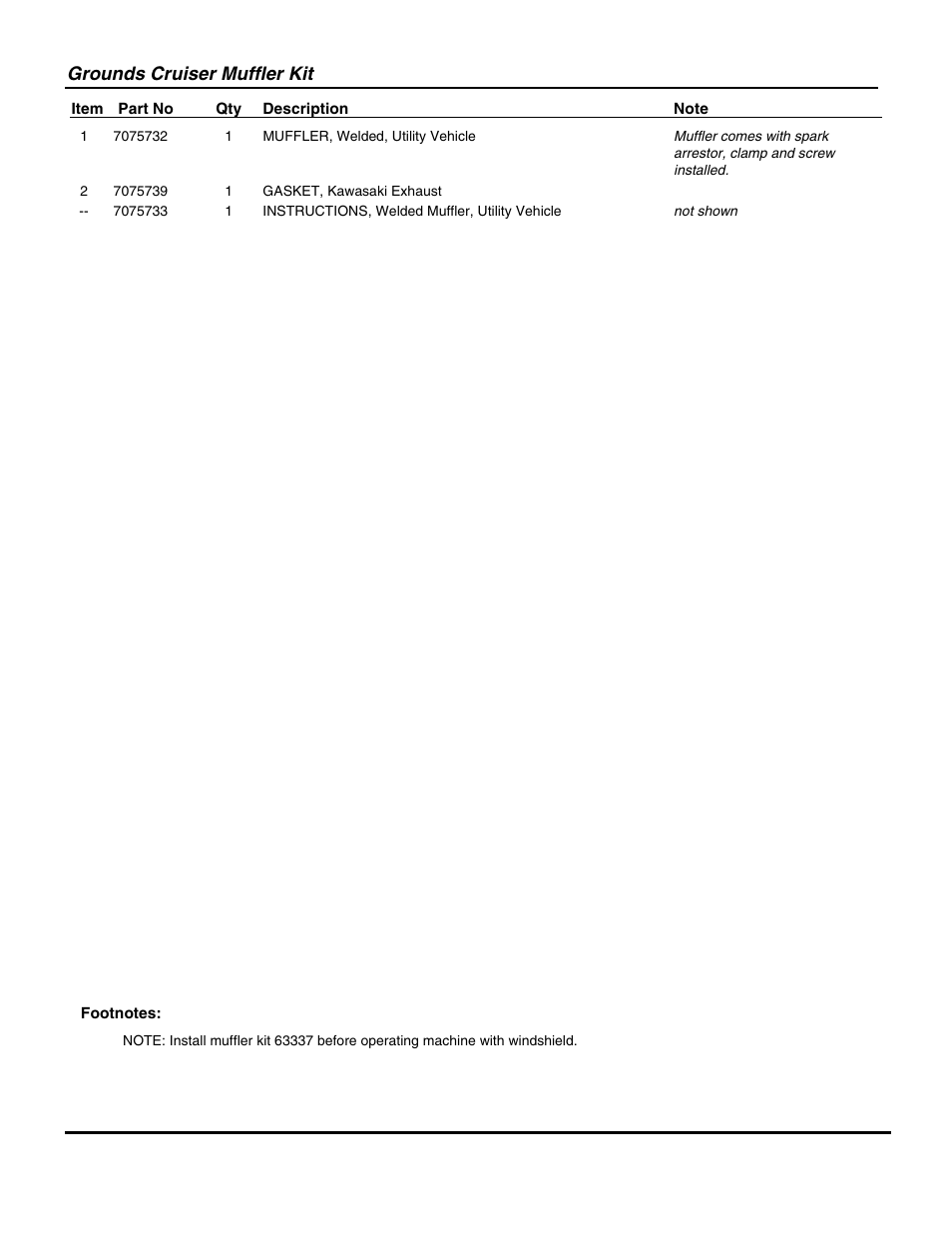 Grounds cruiser muffler kit | Snapper 7063337 User Manual | Page 5 / 8