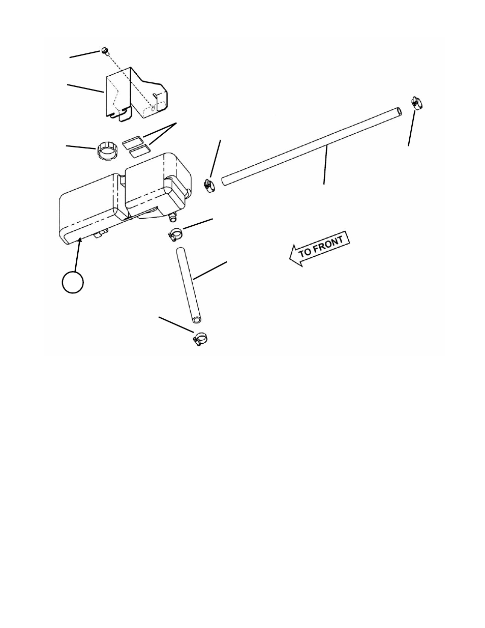 Hydro reservoir assembly (right hand) | Snapper ZM6100M User Manual | Page 15 / 56