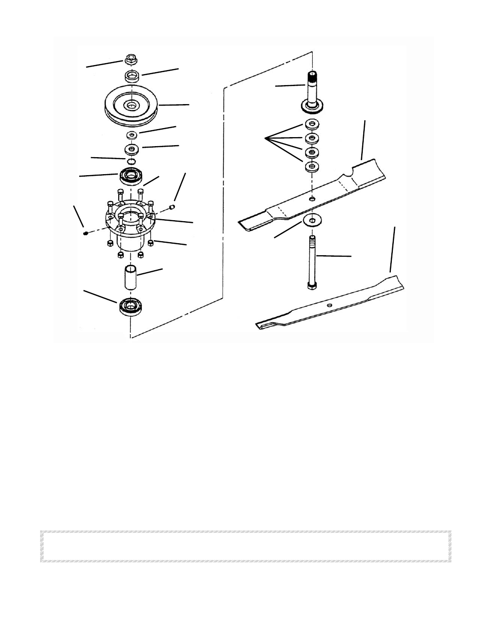 Cutter housing assembly | Snapper ZM6100M User Manual | Page 29 / 56