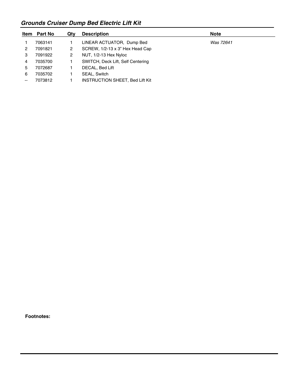 Grounds cruiser dump bed electric lift kit | Snapper 63141 User Manual | Page 5 / 8