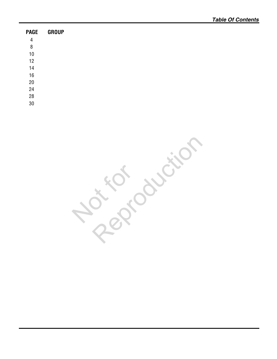 Not for reproduction | Snapper 1696004 User Manual | Page 3 / 36