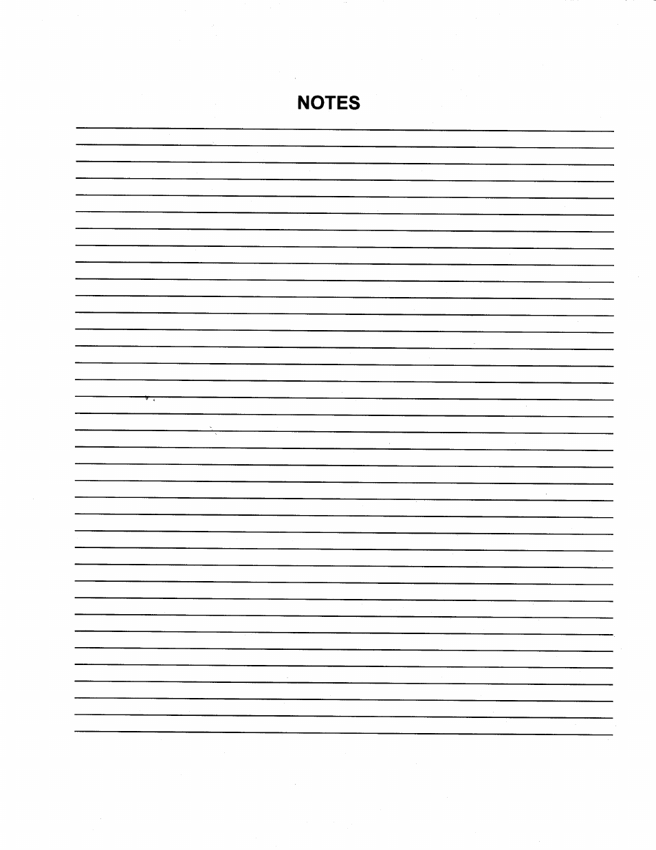 Blank notes-4 | Snapper 1696004 User Manual | Page 34 / 36