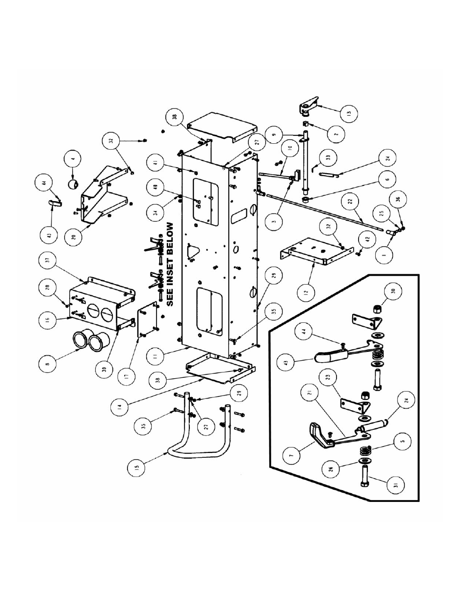Seat pedestal group | Snapper GC9520KW User Manual | Page 18 / 40