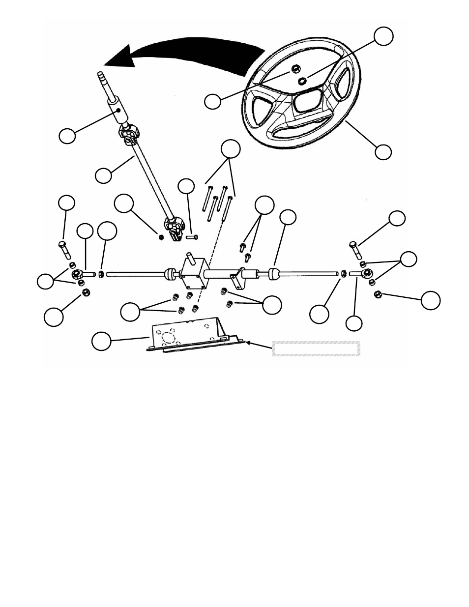 Steering group | Snapper GC9520KW User Manual | Page 32 / 40