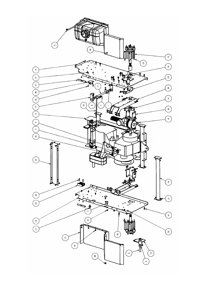 Rear frame group | Snapper GC9520KW User Manual | Page 4 / 40
