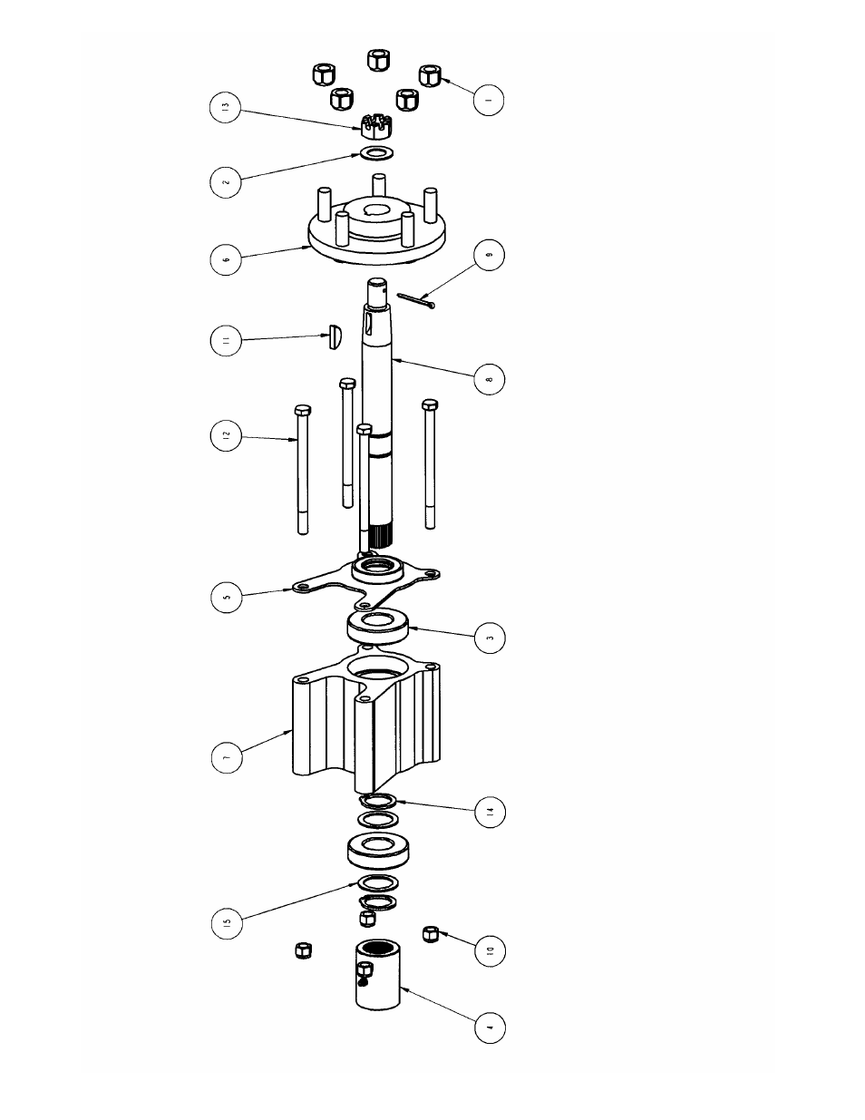 Axle group | Snapper GC9520KW User Manual | Page 8 / 40
