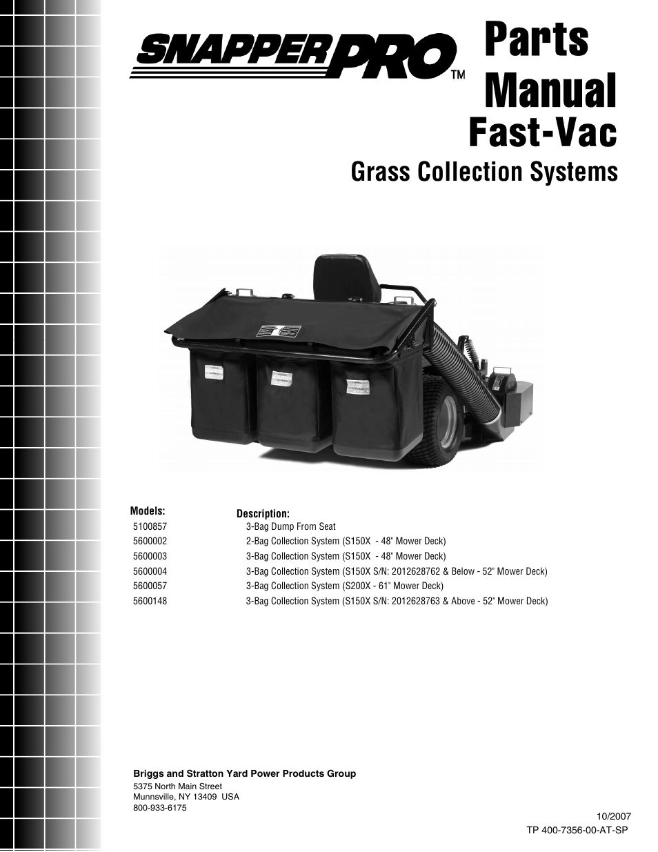 Snapper FAST-VAC 5600148 User Manual | 24 pages