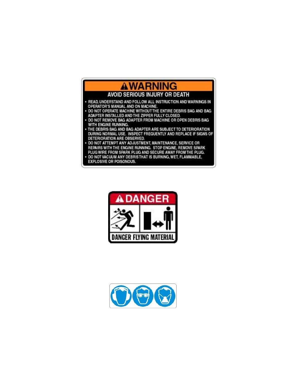 Snapper SV25500HV  EU User Manual | Page 7 / 16