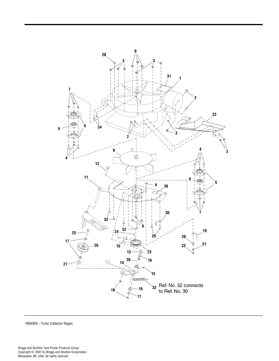 Turbo, blower | Snapper 4544 User Manual | Page 4 / 12