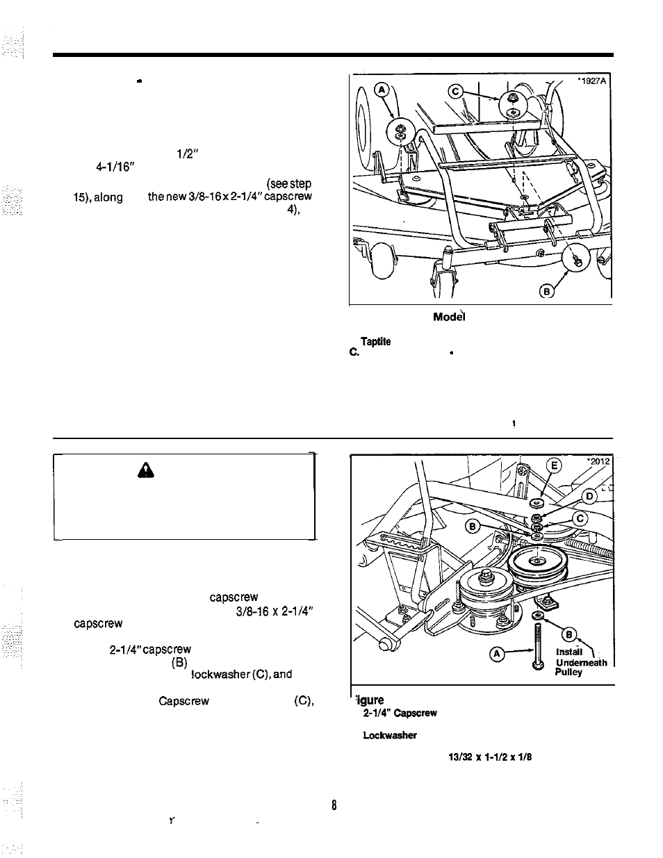 Installation front cut riders | Snapper 1691998 User Manual | Page 10 / 19