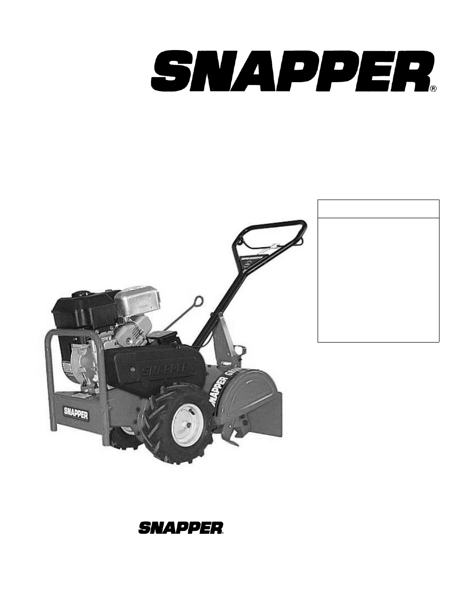 Snapper ICFR7005BV User Manual | 36 pages