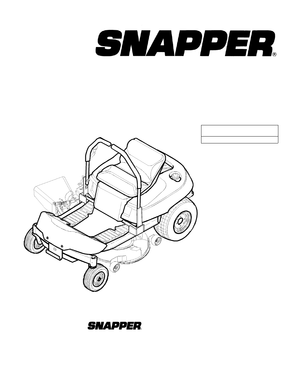 Snapper EZT18542150ZBVE (2690612) User Manual | 34 pages