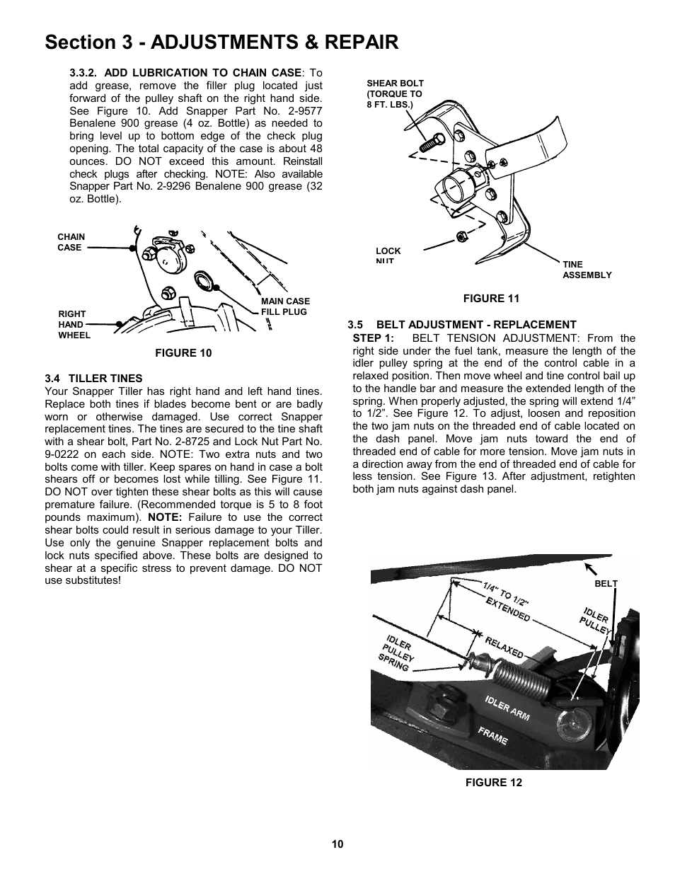 Snapper EICFR5505BV User Manual | Page 10 / 20