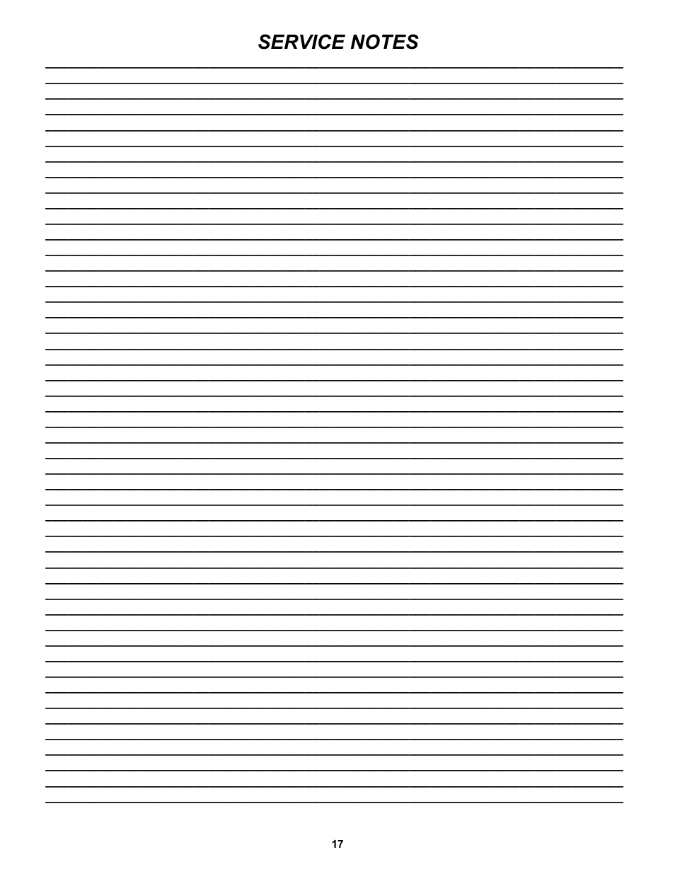 Snapper EICFR5505BV User Manual | Page 17 / 20