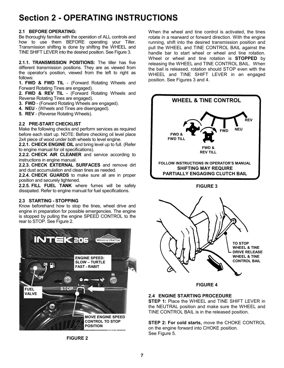 Snapper EICFR5505BV User Manual | Page 7 / 20