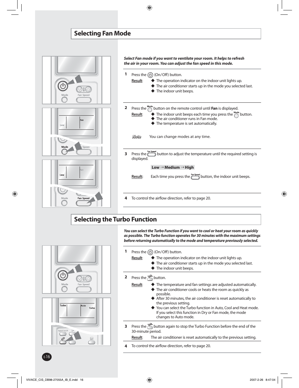 4fmfdujoh'bo.pef, 4fmfdujohuif5vscp'vodujpo | Samsung AQ09VBCNSER User Manual | Page 16 / 60