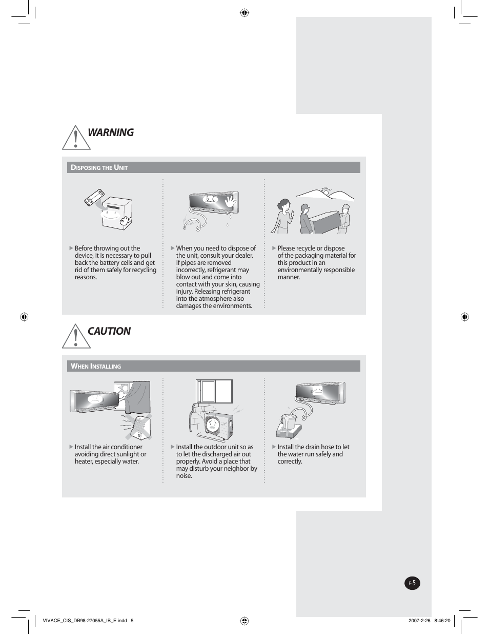 Samsung AQ09VBCNSER User Manual | Page 5 / 60