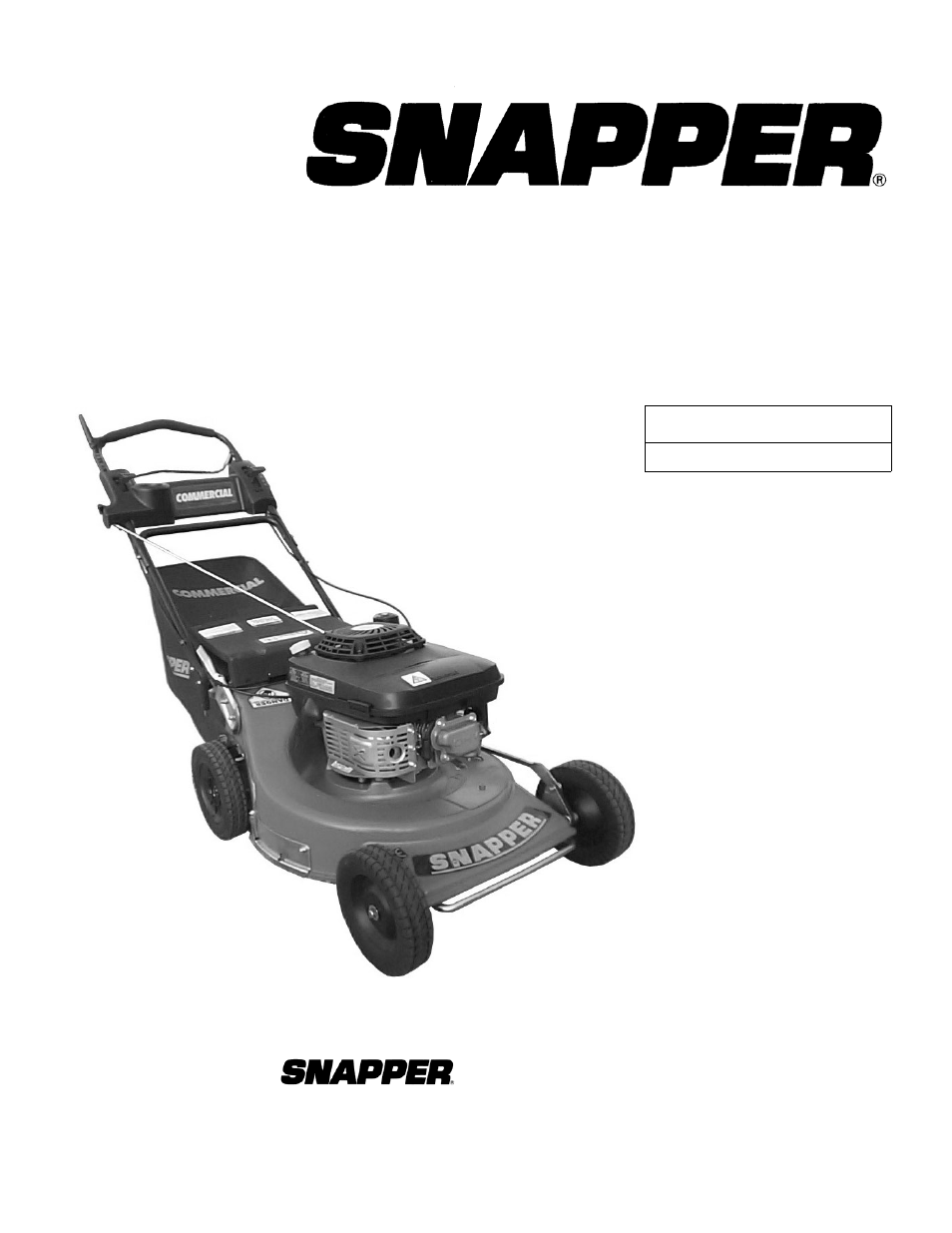 Snapper ECLP21602KWV User Manual | 22 pages