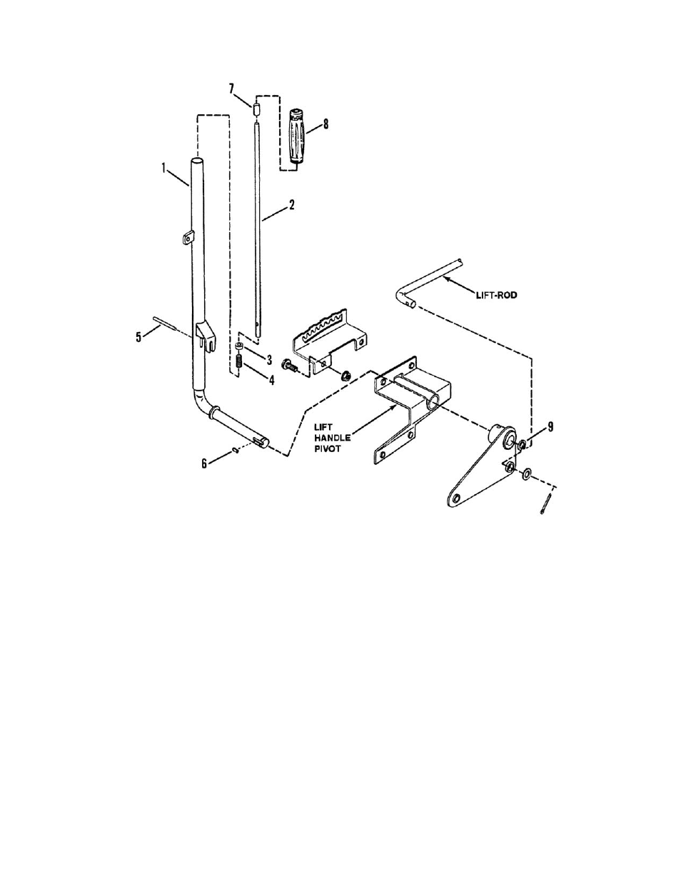 0720 accessory, lift handle | Snapper Lawn Mower Accessory User Manual | Page 53 / 68