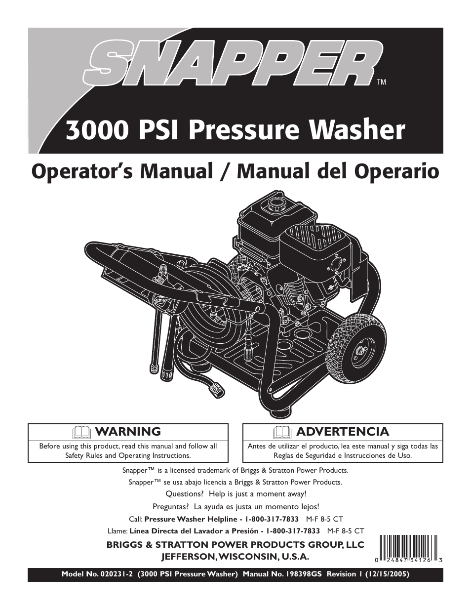 Snapper 020231-2 User Manual | 40 pages